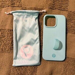 Loopy Case for iPhone 16 Pro Max - Mint Splash *LEFTY*